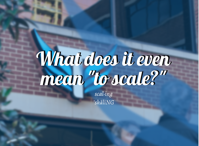 What does it mean to scale your company?